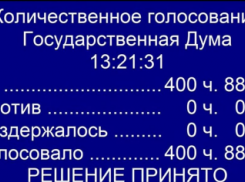 Кто из воронежских депутатов Госдумы не голосовал за сотрудничество с ДНР и ЛНР