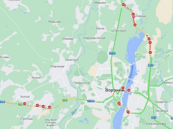 О неожиданном перекрытии всех выездов из Воронежа сообщили местные жители
