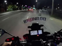 Мотопогоню за байкером показали на видео от первого лица в Воронеже