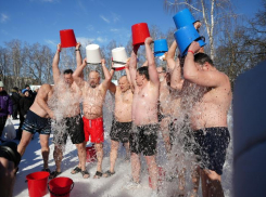 Воронежские министры облились холодной водой на проводах зимы 