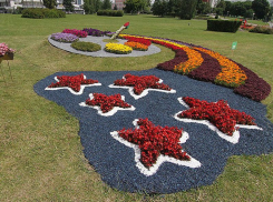 В Воронеже решили обустроить цветники в виде символов Победы