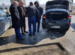 Воронежцы сказали «спасибо» дорожникам за жесткую аварию на Северном мосту