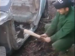 Брутальный разбор ВАЗ-2110 под Воронежем попал на видео