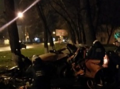 В Воронеже на Богдана Хмельницкого при столкновении с деревом погиб водитель иномарки