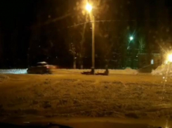 Экстремально-скользкую забаву детей сняли на видео в Воронеже