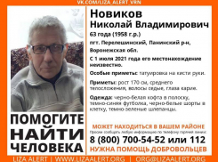 Пенсионера с татуировкой на руке ищут в Воронежской области 