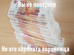 Средняя зарплата воронежца выросла почти до 60 тысяч рублей 