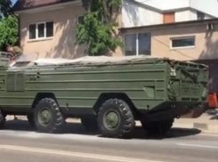 В Воронеже загорелся тактический ракетный комплекс