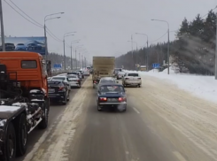 Въезд в Воронеж огорчил опытного дальнобойщика
