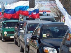 В Воронеже участников патриотического автопробега ловили гаишники (видео)