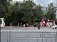 Дурной пример детям попал на видео в Воронеже