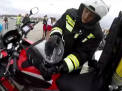 В Воронеже появились спасатели на мотоциклах