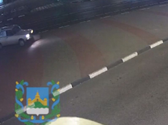 Игра автомобиля в «керлинг» цветочной клумбой попала на видео под Воронежем