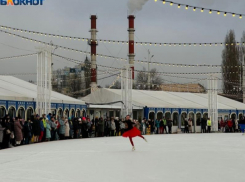 Каток на Адмиралтейской площади в Воронеже будет закрыт 31 января