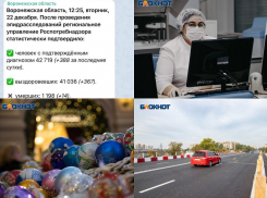 Коронавирус в Воронеже 22 декабря: +388 зараженных, 14 смертей и самое запоминающееся событие года 