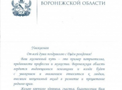 Алексей Гордеев массово рассылает воронежцам письма, поздравляя с Днем рождения и другими праздниками