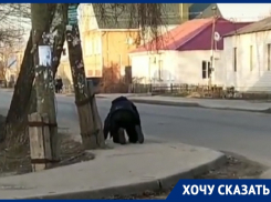 Детство жителей Воронежа омрачают ползающие у алкомаркета мужчины