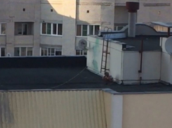 Воронежец снял на видео, как пьяная молодая дама справляла нужду на крыше
