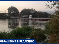 Проезд фуры по запретному сооружению сняли под Воронежем