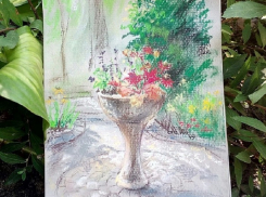 Великолепие центрального парка показала воронежская художница