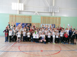 Олимпийская чемпионка судила спортивные семьи из Придонского 