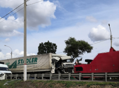 Авария двух фур парализовала движение на воронежской трассе