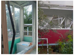 Повыбивало окна: появились фото последствий ночной атаки ВСУ на Подгоренский район 