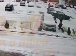 Нападение стаи собак на детей попало на видео в Воронеже