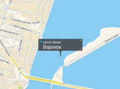 Центр Воронежа находится в водохранилище на глубине около 3 метров