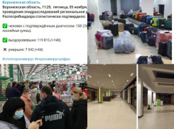 Коронавирус в Воронеже 5 ноября: +802 заболевания, столпотворение в аэропорту, пустующие ТЦ и «Где брать деньги?»