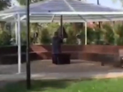 Шикарный мангал с беседкой для борьбы со стрессом соорудили в воронежской школе