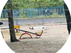 Мужчина умер на детской площадке в Воронеже