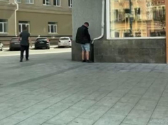 Мокрое осквернение главной улицы Воронежа попало на видео
