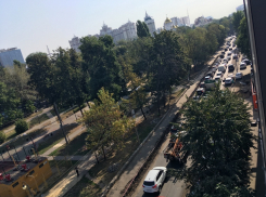 Воронеж встал в первых осенних пробках 