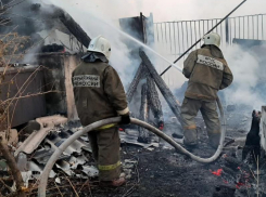 В МЧС рассказали об ущербе домам от мощного пожара под Воронежем