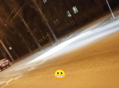 Почему инновационный пешеходник работает только наполовину, рассказали в мэрии Воронежа