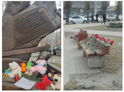 Стихийные мемориалы появились в Воронеже после теракта в московском ТЦ 