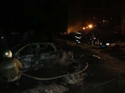 В Коминтерновском районе Воронежа сгорел «ВАЗ-2110»