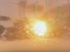 Момент поражения БПЛА на подлете к Воронежу попал на видео