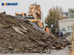 Путепровод у «Работницы» начали разбирать в Воронеже 