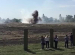Эпичный подрыв мин сняли на аэродроме в Воронеже