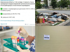 Коронавирус в Воронеже 12 августа: +26 смертей, свалка у школы и туалеты на День города