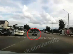 Уход от жесткого лобового сняли от 1-го лица в Воронеже