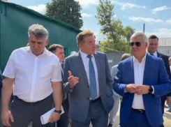 Как идёт стройка корпуса онкодиспансера, наглядно показал Александр Гусев в Воронеже 