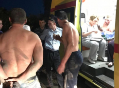 Последствия массовой драки со стрельбой сняли в Воронеже