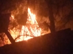 Мощный пожар на многострадальном рынке «Южный» в Воронеже попал на видео