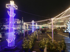 Площадь Ленина загорелась в Воронеже – и это красиво