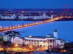 На окраине Воронежа местная жительница заметила НЛО