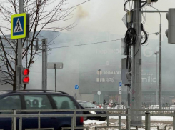 Кафе загорелось в воронежском ТРК