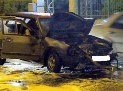 В Коминтерновском районе Воронежа сгорела «Лада Калина»